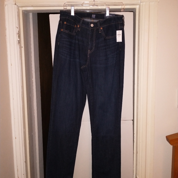Gap Curvy Classic Straight Fit Denim Sz 8/29 Tall - Picture 5 of 7